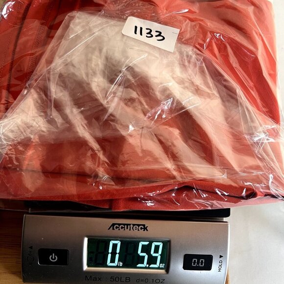 ECHT Women Size Large Biker Shorts Orange Butt Scrunch MAX Glute Flattering Lift - Picture 7 of 7